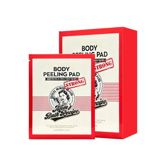 1 Box ( 8 sheets ) Mom's Bath Recipe - Body Peeling Pad Strong