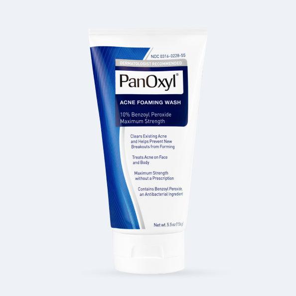 PanOxyl Acne Foaming Wash Benzoyl Peroxide 10% Maximum Strength - Q8.bella