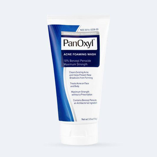 PanOxyl Acne Foaming Wash Benzoyl Peroxide 10% Maximum Strength - Q8.bella