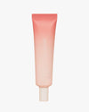 Gradient-colored tube on a white background