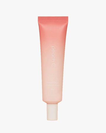 Gradient-colored tube on a white background