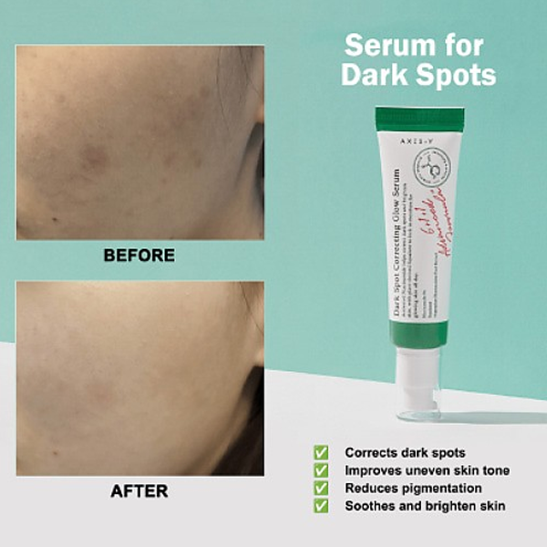 Dark spot correcting set from Axis-Y