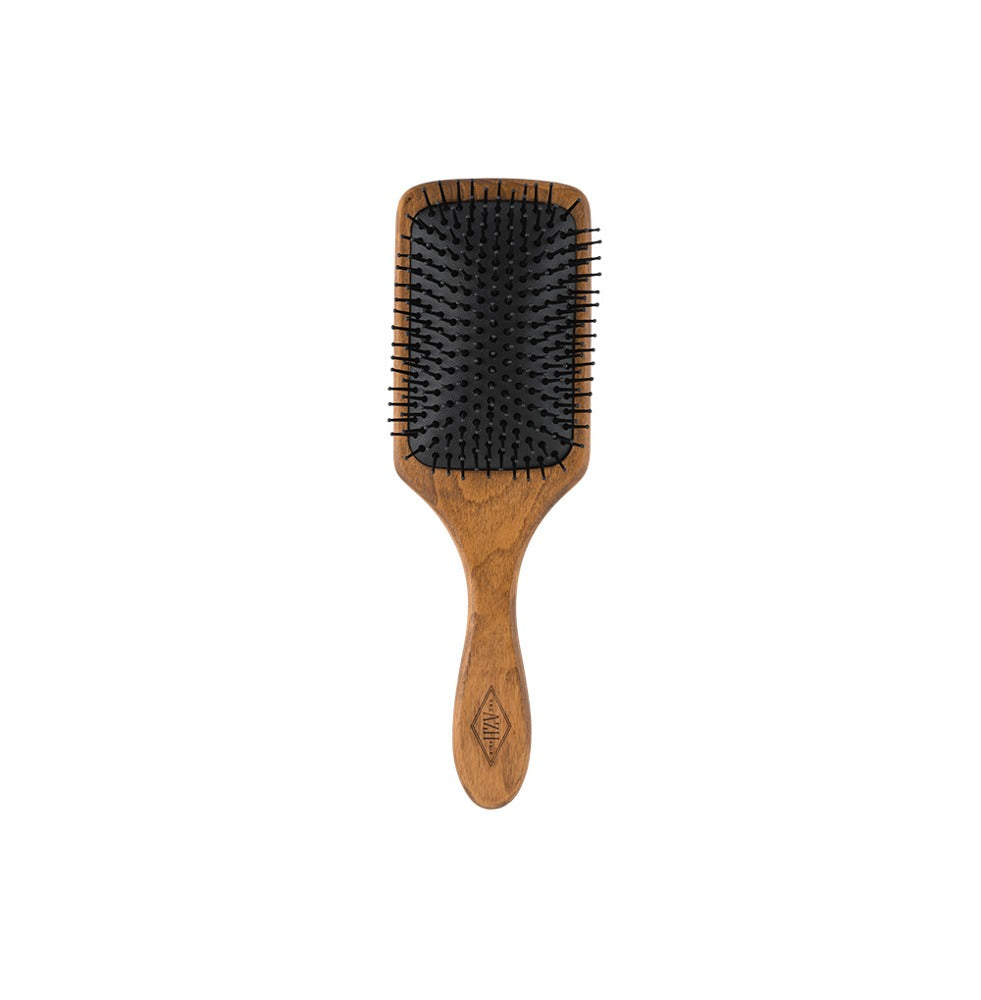 Wood paddle brush