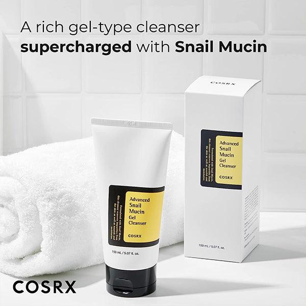 COSRX Advanced Snail Mucin Power Gel Cleanser - Q8.bella