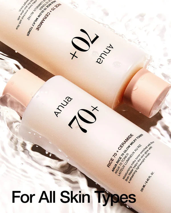 Rice 70 Glow Milky Toner - ANUA