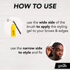 GLUED 4 BROWS & EDGES 2IN1 GEL