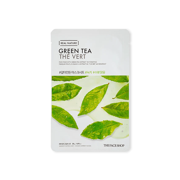 The Face Shop Real Nature Face Mask Green Tea - Q8.bella