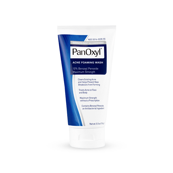 PanOxyl Acne Foaming Wash Benzoyl Peroxide 10% Maximum Strength - Q8.bella